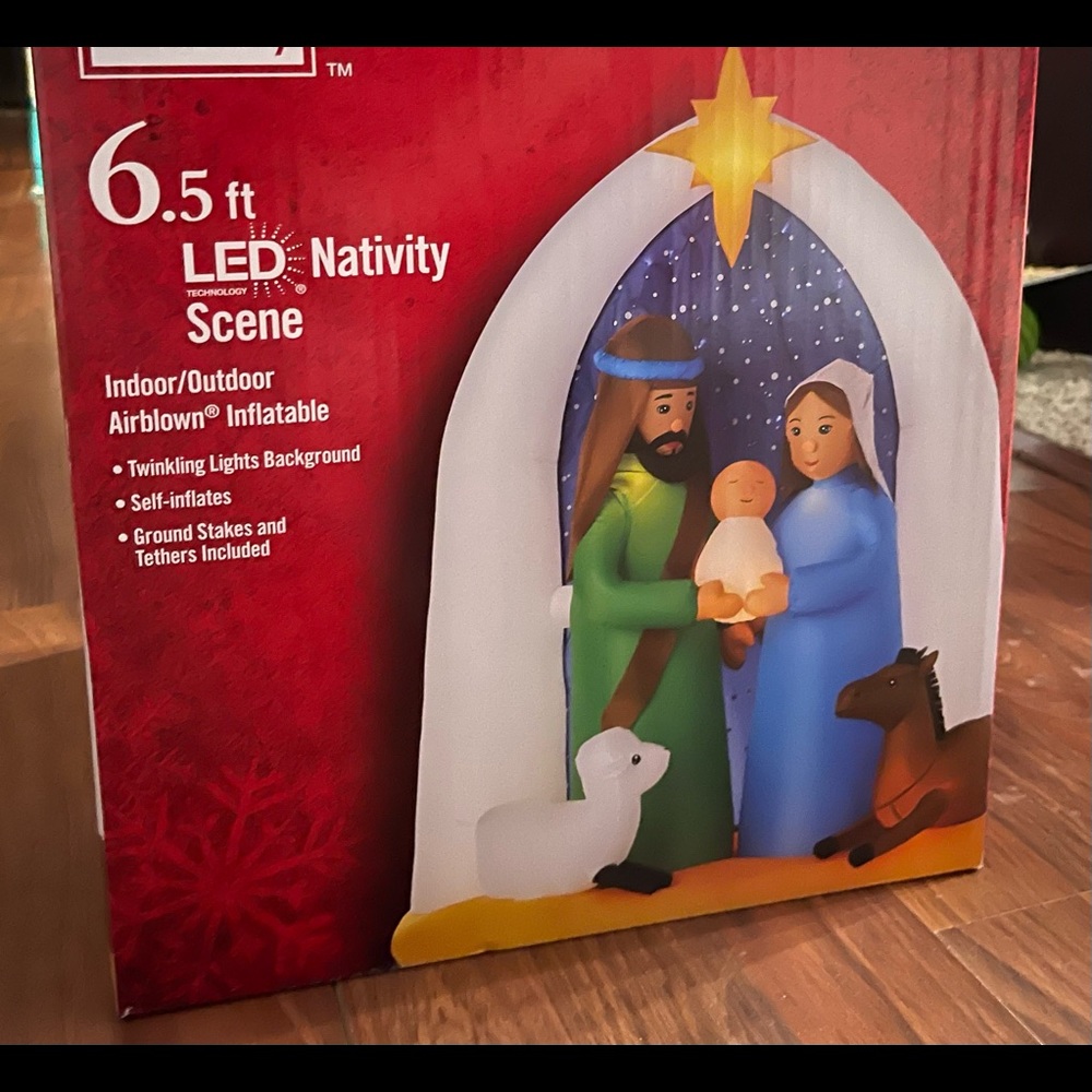Nativity scene inflatable